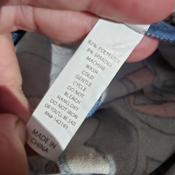 Lularoe One Size OS Halloween Dracula Vampire Legging October Spooky Blue EUC - Picture 5 of 5